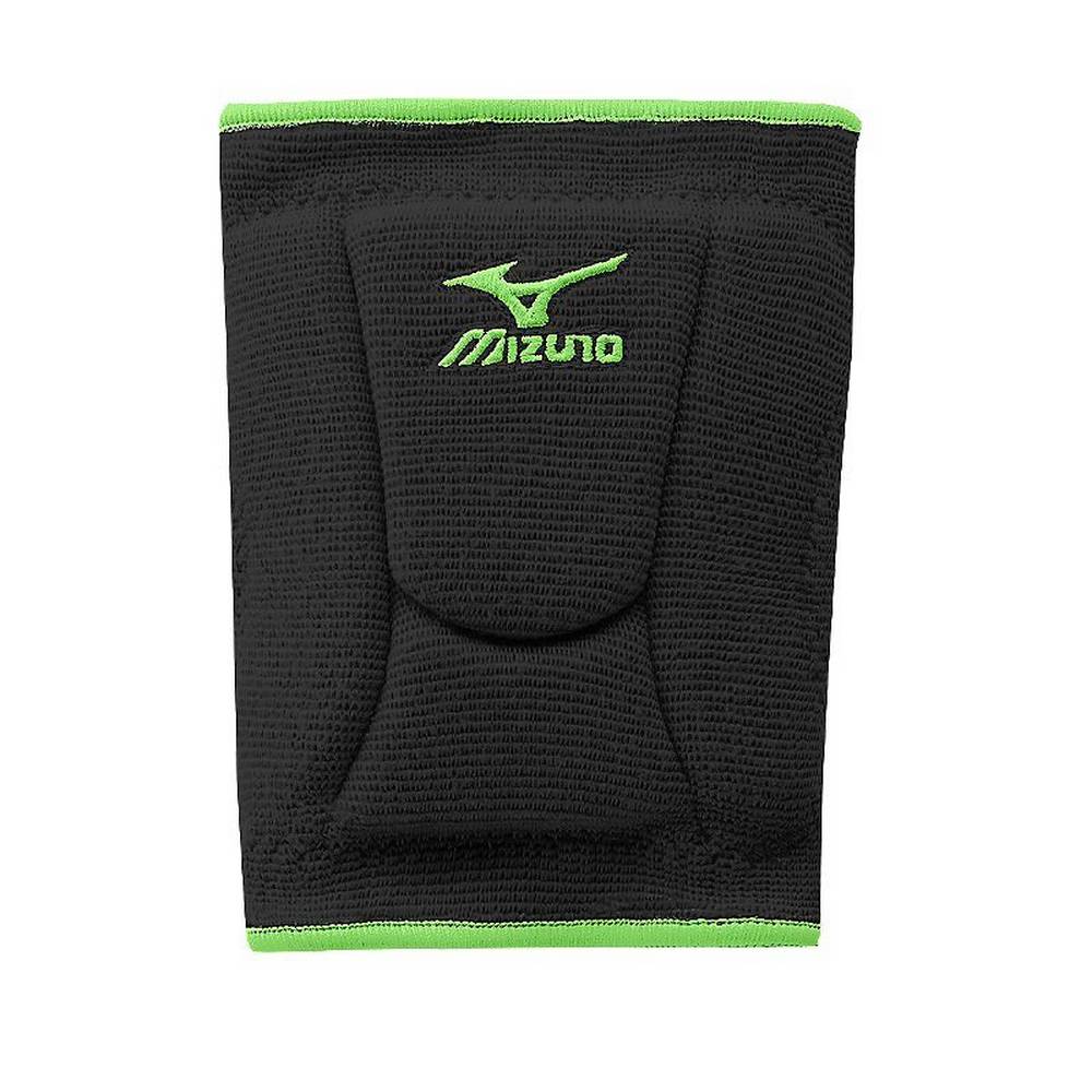 Panske Chrániče Kolien Mizuno LR6 Highlighter Volleyball Čierne/Zelene Vypredaj YIZW31297